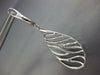 ESTATE 2.10CT DIAMOND 18KT WHITE GOLD 3D CLASSIC MULTI LEAF HANGING EARRINGS