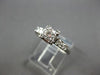 ANTIQUE .57CT OLD MINE DIAMOND PLATINIM FISHTAIL 5 STONE ENGAGEMENT RING #28024