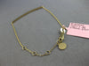 ESTATE .34CT DIAMOND 14KT YELLOW GOLD 3D CLASSIC ROUND BAR FUN BRACELET