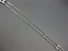 ESTATE .50CT DIAMOND BY THE YARD 14KT WHITE GOLD 3D CLASSIC FUN LOVE NECKLACE