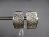 ESTATE LARGE 1.56CT DIAMOND 18KT WHITE GOLD MULTI ROW CLIP ON HANGING EARRINGS