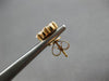ESTATE LARGE 1.55CT DIAMOND 18KT ROSE GOLD ROUND FLOWER INVISIBLE STUD EARRINGS