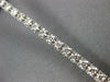 ESTATE 3.02CT DIAMOND 14KT WHITE GOLD 3D ROUND CLASSIC 4 PRONG TENNIS BRACELET