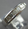 .60CT DIAMOND 14KT WHITE GOLD ROUND & BAGUETTE CHANNEL WEDDING ANNIVERSARY RING