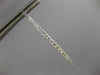 LONG .59CT DIAMOND 14KT WHITE GOLD 3D ELONGATED GRADUATING BAR HANGING EARRINGS