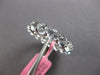 4.99CT AAA AQUAMARINE 14KT WHITE GOLD 3D ROUND CLASSIC ETERNITY ENGAGEMENT RING