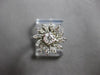.45CT DIAMOND 14KT WHITE GOLD 3D ROUND MULTI LEAF FLOWER FRIENDSHIP RING #27962