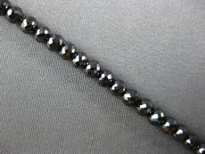 17.4CT BLACK DIAMOND 14KT WHITE GOLD 3D CLASSIC ROUND ETERNITY TENNIS BRACELET