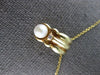ESTATE .02CT DIAMOND & AAA SOUTH SEA PEARL 14KT YELLOW GOLD 3D FLOATING PENDANT