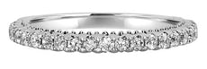 .40CT DIAMOND 18KT WHITE GOLD 3D ROUND FILIGREE SEMI ETERNITY ANNIVERSARY RING