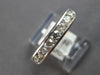 .75CT DIAMOND 14KT WHITE GOLD 4MM CLASSIC ROUND CHANNEL WEDDING ANNIVERSARY RING