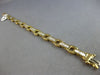 WIDE 3.0CT DIAMOND 14KT YELLOW GOLD BAGUETTE CHANNEL RECTANGULAR TENNIS BRACELET