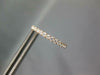 ESTATE .27CT DIAMOND 18KT ROSE GOLD ROUND CLASSIC OVAL HUGGIE HANGING EARRINGS