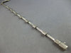 .50CT DIAMOND 14KT WHITE GOLD 3D MATTE & SHINY RECTANGULAR FUN TENNIS BRACELET