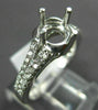 .45CT DIAMOND 14KT WHITE GOLD 3D 4 PRONG ROUND SEMI MOUNT ENGAGEMENT RING #17075