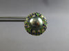 3.87CT DIAMOND & AAA SAPPHIRE & TSAVORITE & AAA PEARL 18KT YELLOW GOLD EARRINGS