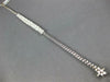 ESTATE 1.28CT DIAMOND 18K WHITE GOLD CLUSTER ROUND SQUARE SEMI ETERNITY BRACELET