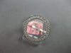 ESTATE .33CT DIAMOND 14KT WHITE GOLD 3D CLASSIC ROUND CIRCLE OF LIFE FUN RING