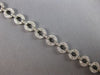ESTATE WIDE 1.75CT DIAMOND 14KT WHITE GOLD 3D CLASSIC CIRCULAR TENNIS BRACELET