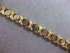 ESTATE 14KT WHITE & YELLOW GOLD 3D CLASSIC ITALIAN XO LOVE BRACELET
