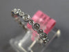 .44CT DIAMOND 18KT WHITE GOLD 3D ROUND BEZEL FILIGREE ETERNITY ANNIVERSARY RING