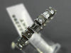 ESTATE 2.40CT BAGUETTE & ROUND CUT DIAMOND 14KT WHITE GOLD ETERNITY RING #22295
