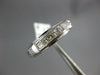 .35CT DIAMOND 14KT WHITE GOLD 3D PRINCESS 5 STONE FILIGREE ANNIVERSARY RING 1337