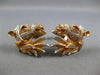 ESTATE EXTRA LARGE 1.62CT DIAMOND & AAA RUBY 18K ROSE GOLD HAPPY HORSE CUFFLINKS