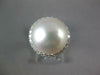 ESTATE .32CT DIAMOND & AAA SOUTH SEA PEARL 18K WHITE GOLD CLASSIC HALO LOVE RING