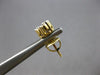 .50CT DIAMOND 14KT YELLOW GOLD CLUSTER INVISIBLE FLOWER SCREWBACK STUD EARRINGS