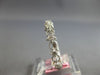 .24CT DIAMOND 14KT WHITE GOLD 3D 7 STONE FILIGREE MATTE & SHINY ANNIVERSARY RING