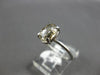 1.51CT SALT & PEPPER DIAMOND 18KT WHITE GOLD 3D OVAL SOLITAIRE ENGAGEMENT RING