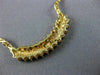 ESTATE .95CT DIAMOND 14KT YELLOW GOLD 3D CLASSIC ROUND HAPPY FACE NECKLACE #1509