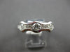 1.12CT DIAMOND 14KT WHITE GOLD 3D CHANNEL SEMI BEZEL WEDDING ANNIVERSARY RING