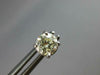 1.23CT DIAMOND 14KT WHITE GOLD 3D ROUND SOLITAIRE SCREWBACK STUD EARRINGS #27501