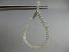 LARGE 1.25CT DIAMOND 14K WHITE GOLD OPEN TEAR DROP SIDEWAY HOOP HANGING EARRINGS