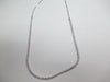ESTATE 3.33CT DIAMOND 18KT WHITE GOLD 3D CLASSIC ROUND ETERNITY TENNIS NECKLACE