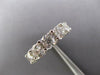 ESTATE LARGE 8.51CT DIAMOND PLATINUM 3D CLASSIC ROUND ETERNITY ANNIVERSARY RING