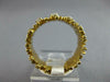 ANTIQUE WIDE .15CT DIAMOND 18KT 2 TONE GOLD 5 STONE MULTI BAR ANNIVERSARY RING