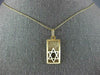 ESTATE 14KT YELLOW GOLD 3D CLASSIC RECTANGULAR STAR OF DAVID PENDANT #742