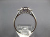 1.4CT DIAMOND & AAA AMETHYST 14K WHITE GOLD 3D EMERALD CUT FILIGREE OCTAGON RING