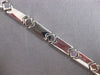 ESTATE 14KT WHITE GOLD 3D CLASSIC GEOMETRICAL ITALIAN HANDCRAFTED LOVE BRACELET