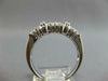 .85CT DIAMOND 14KT WHITE GOLD ROUND & PRINCESS 3 ROW INVISIBLE ANNIVERSARY RING