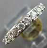 ESTATE .65CT DIAMOND 14K WHITE GOLD ROUND 9 STONE SEMI ETERNITY ANNIVERSARY RING
