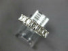 1.26CT DIAMOND 18KT WHITE GOLD 3D BAGUETTE 7 STONE SHARED PRONG ANNIVERSARY RING