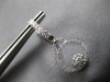 LARGE .47CT DIAMOND 18K WHITE GOLD FLOWER CIRCLE OF LIFE HUGGIE HANGING EARRINGS