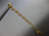 .24CT DIAMOND 14KT YELLOW GOLD ROUND DOUBLE BAR CHANDELIER FUN HANGING EARRINGS