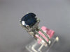4.82CT DIAMOND & AAA SAPPHIRE 18KT WHITE GOLD OVAL & ROUND HALO ENGAGEMENT RING