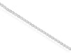 ESTATE 1.20CT DIAMOND 14KT WHITE GOLD ROUND CLASSIC BEZEL SQUARE TENNIS BRACELET