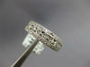 .75CT DIAMOND 18KT WHITE GOLD ROUND & PRINCESS 3 ROW FILIGREE ANNIVERSARY RING